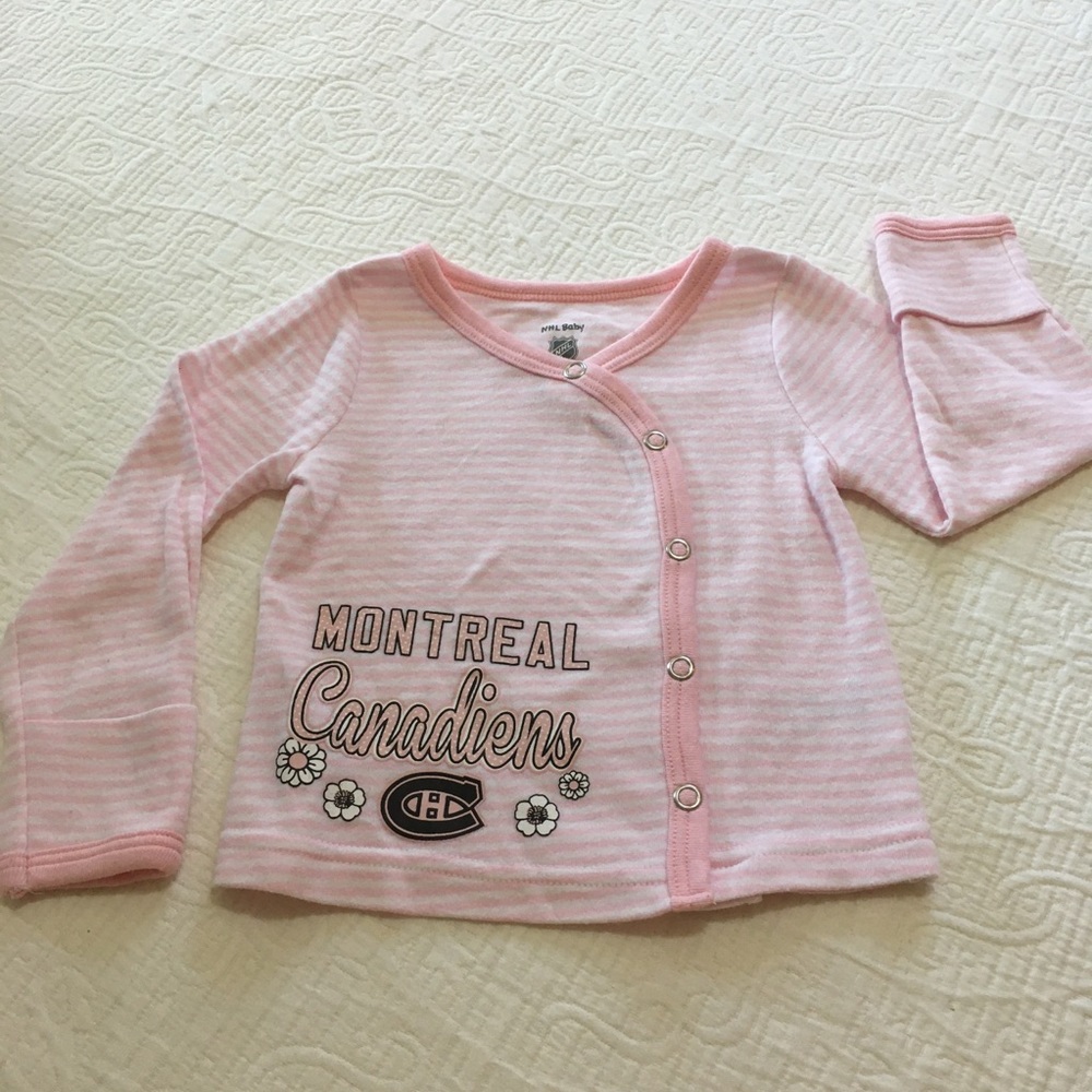 6m (4/$20) Montreal Canadiens Fanwear Top by NHL Baby